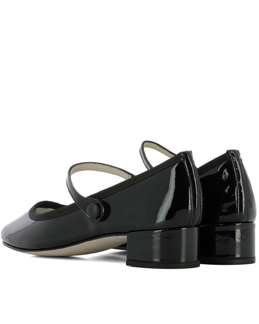 Repetto Black Mary Jane Ballet Flats