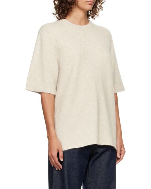 Loulou de Saison Gray Raven Crewneck Knitwear