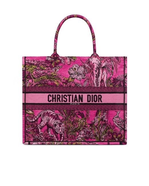 Dior Pink Large Book Tote