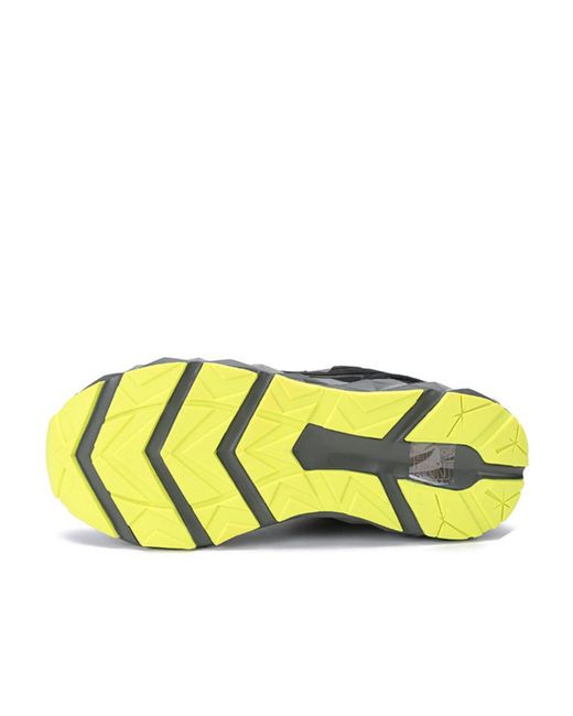EA7 Black Logo Panel Low-Top Sneakers for men