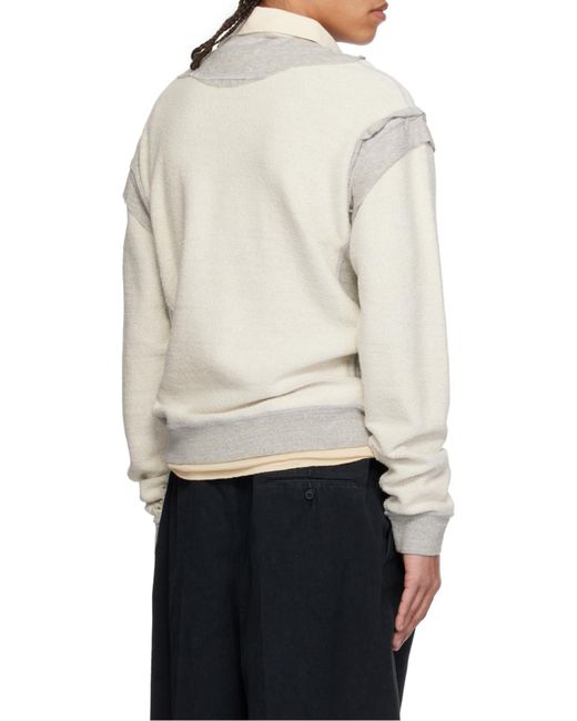 Maison Margiela White Décortiqué Sweatshirt