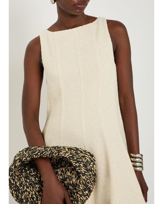Khaite Natural Wide-Neck Dress