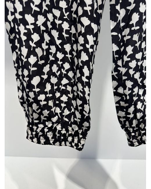 Max Mara White Elastic Waist Casual Pants