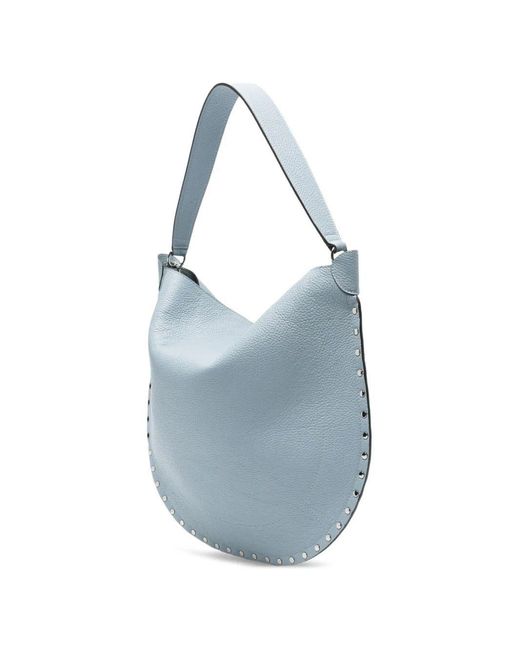 Isabel Marant Blue Logo Shoulder Bag
