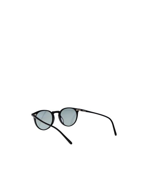 Oliver Peoples Metallic Oval Frame Sunglasses for men