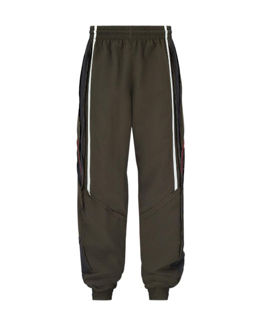 Martine Rose Green Layered Track Pants for men