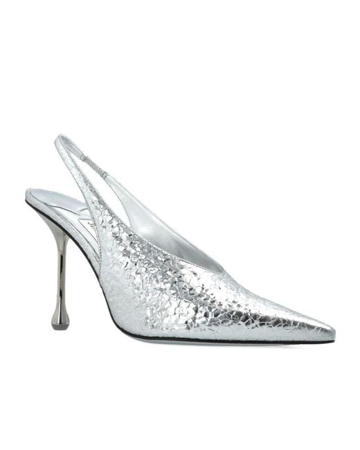 Jimmy Choo White Flat Shoes