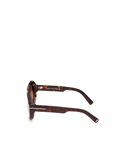 Tom Ford Multicolor Eyewear Inger Round Frame Sunglasses