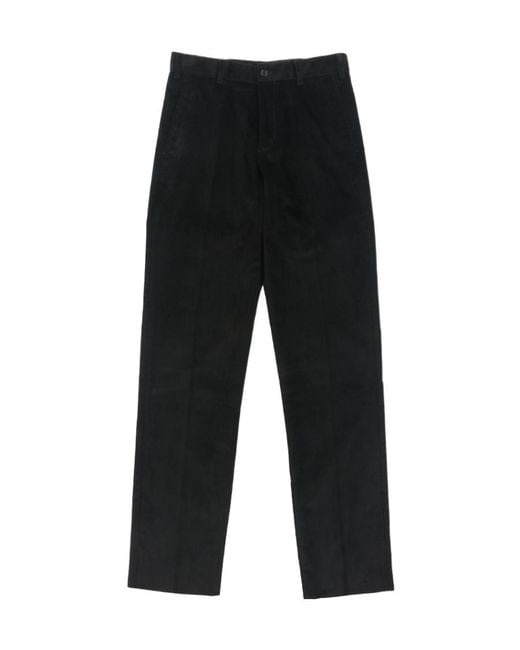 Paul & Shark Black Logo Casual Pants for men