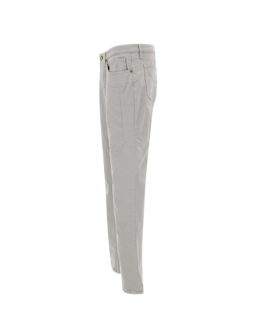 Jeckerson Gray John Slim-Fit Pants for men