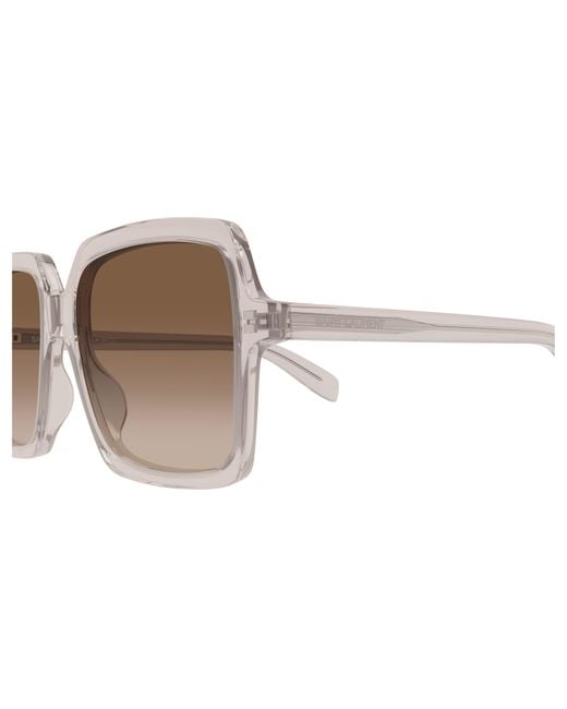 Saint Laurent Multicolor Eyewear Square Frame Sunglasses