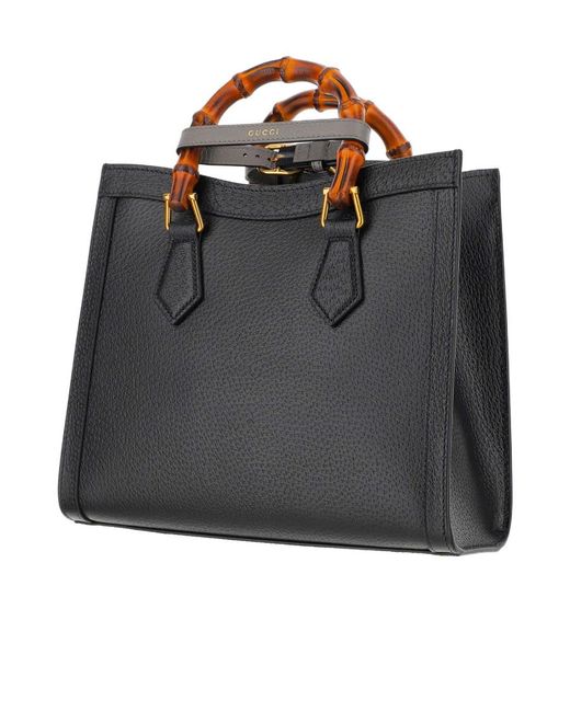 Gucci Black Diana Small Tote Bag