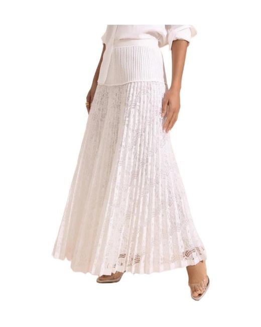 Jonathan Simkhai Pink Verona Pleated Midi Skirt