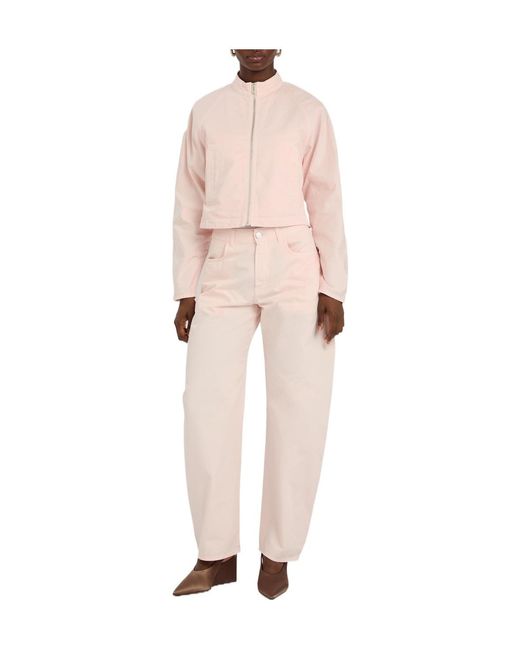 Alaïa Pink Denim Jacket
