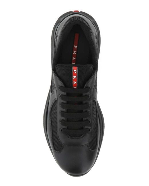 Prada Black America's Cup Sneakers for men