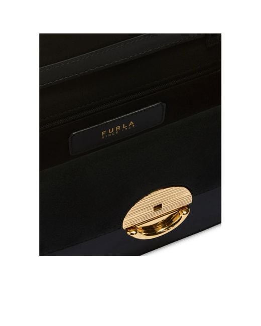 Furla Black Sfera Mini Crossbody Bag