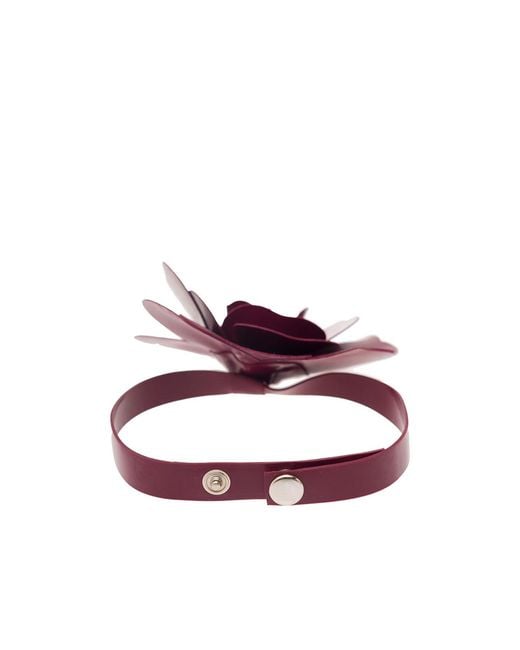 Philosophy Di Lorenzo Serafini Purple Flower Necklace