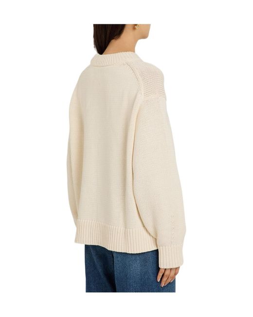Reformation Natural Cotton Knit Pullover