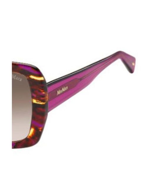Max Mara Pink Square Sunglasses