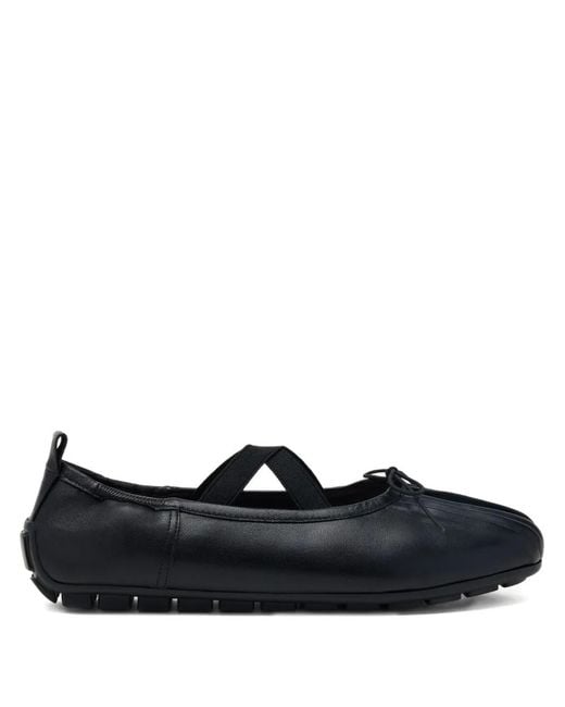 Simone Rocha Blue Grip Cross-Strap Ballet Flats