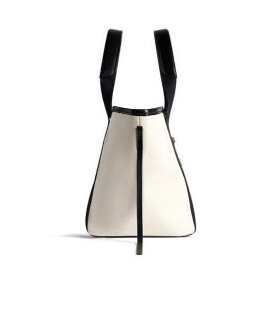 Balenciaga White Biarritz Small Tote Bag