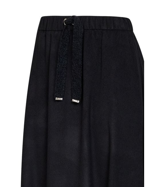 Herno Black Drawstring Skirt