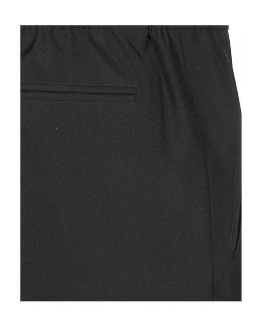 Givenchy Black Elasticated-Waist Tailored Trousers for men