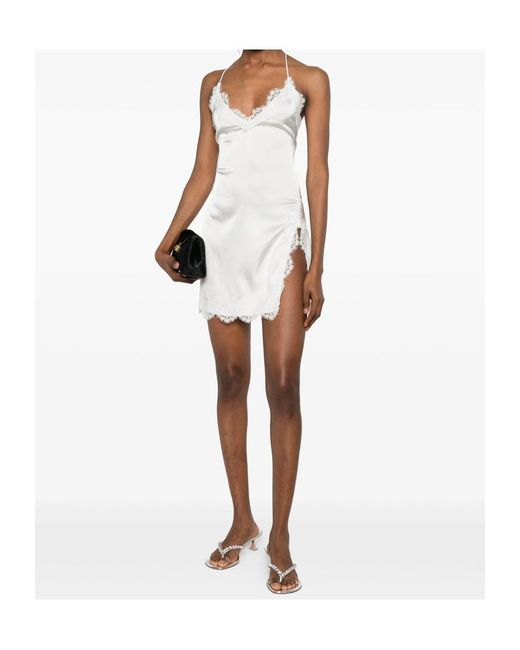 Oseree White Oséree Lace Trim Camisole