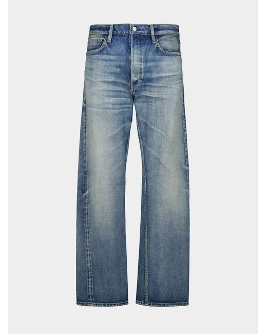 Fear Of God Blue Straight 5 Pocket Jeans for men