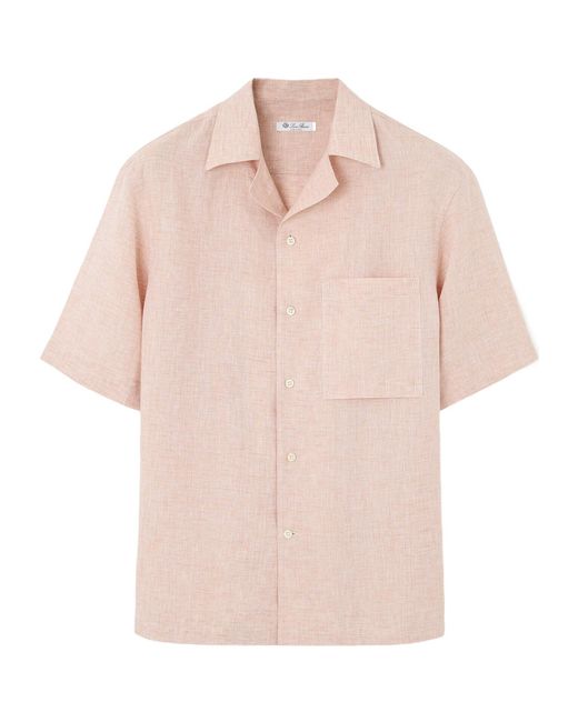 Loro Piana Pink Federico Shirt for men