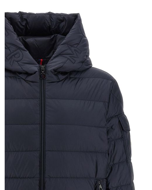 Moncler Blue Najan Zip-Up Padded Jacket for men