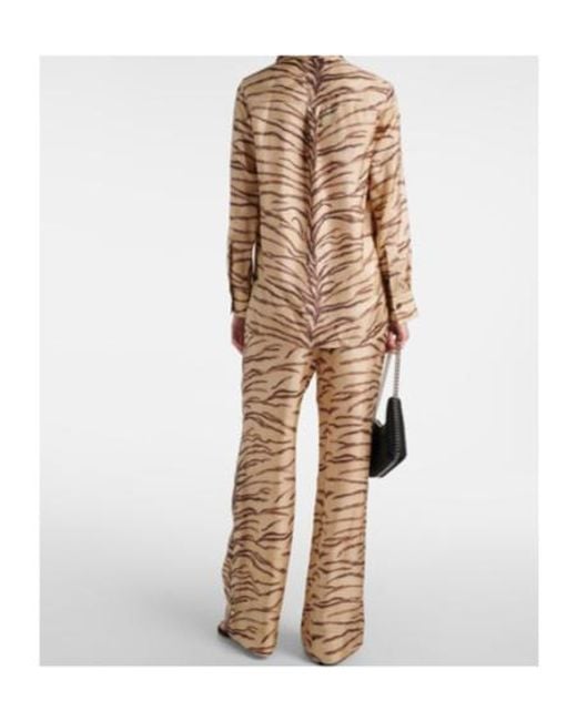 Stella McCartney Multicolor Printed Silk Shirt