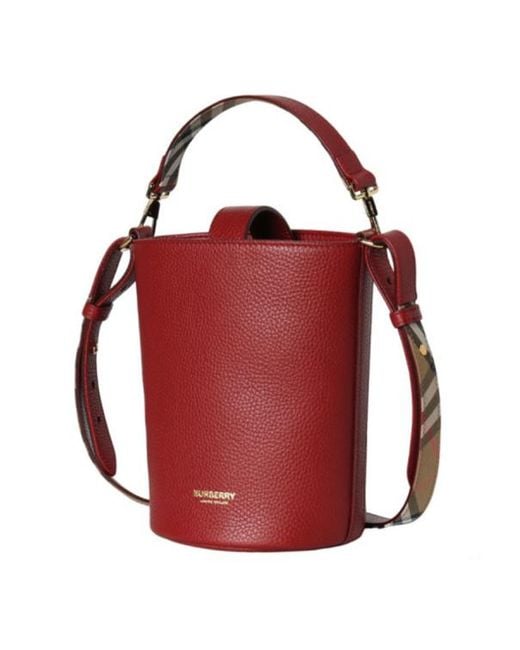 Burberry Red Single-Handle Shoulder Bag