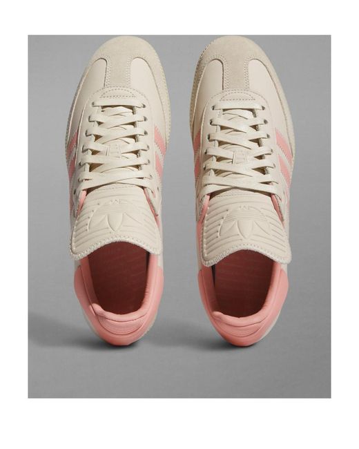 Adidas Pink X Pharrell Samba Humanrace 'Aluminum' Sneakers for men
