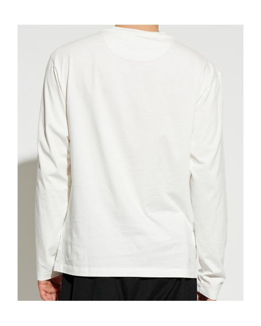 Jil Sander Blue Three-Pack Long-Sleeve T-Shirts for men