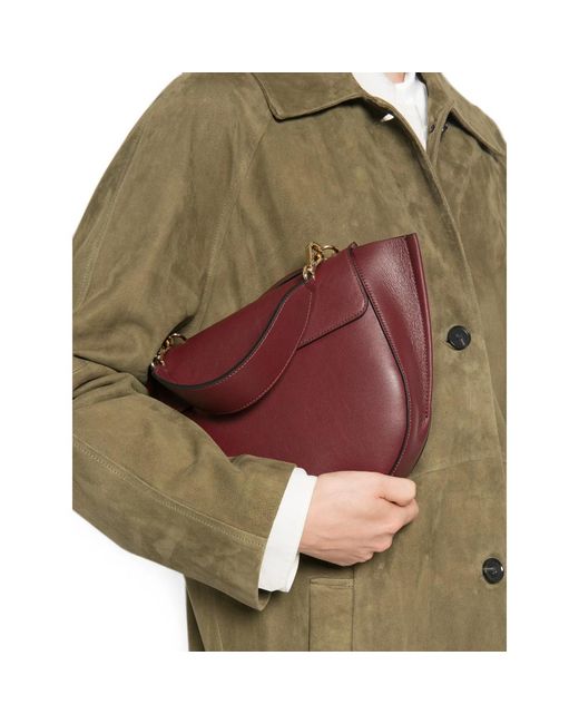 Wandler Purple Flap Handbag