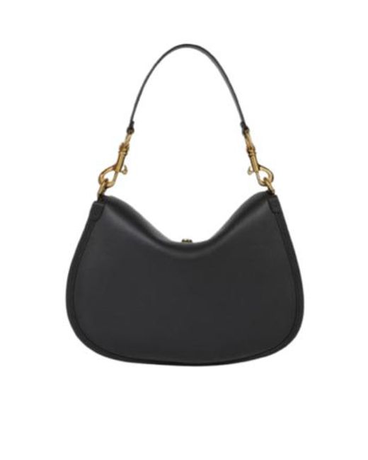 Etro Black Medium Pony Shoulder Bag