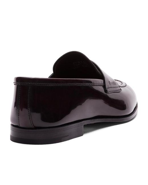 Church's Black Round-Toe Business Casual Shoes for men