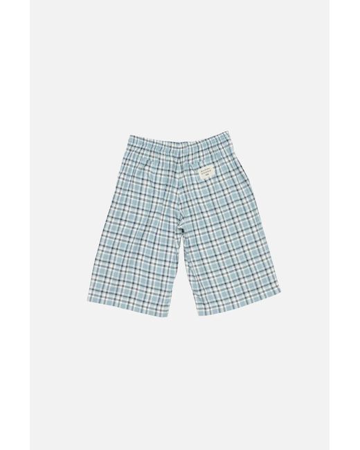 Acne Blue Elastic Waist Shorts