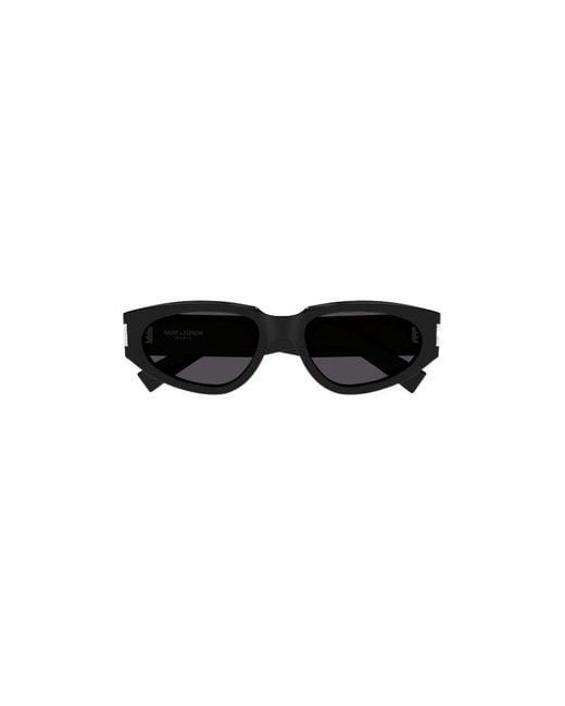 Saint Laurent Black Eyewear Rectangle Frame Sunglasses
