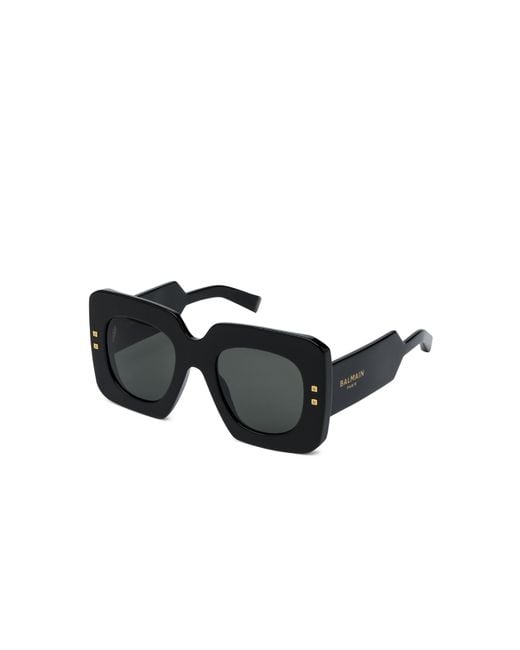 Balmain Black B-Bold Sunglasses