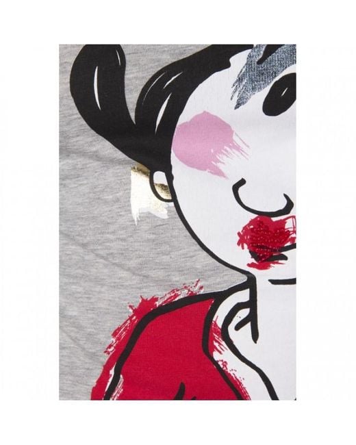 Iceberg Multicolor Printed T-Shirt With Round Neck