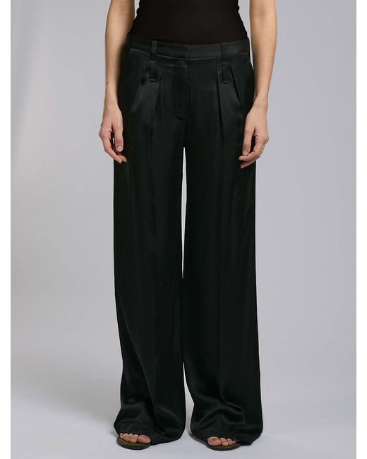 Barbara Bui Black Wide-Leg Trousers