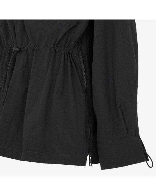 Fendi Black Nylon Anorak