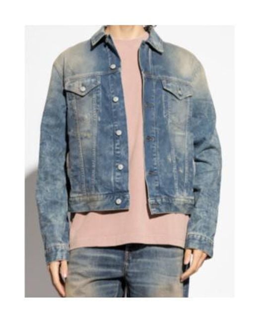 Acne Blue Long Sleeve Jacket for men