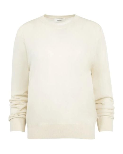 Wardrobe NYC White Fine-Knit Jumper