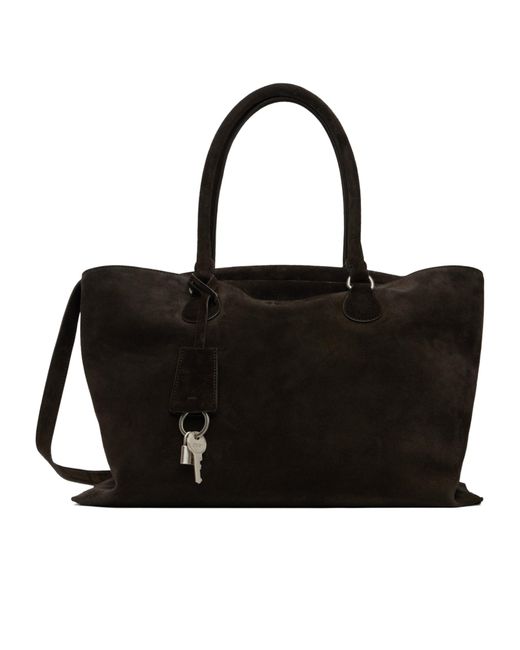 OSOI Black Shell Brot Double Handle Shoulder Bag