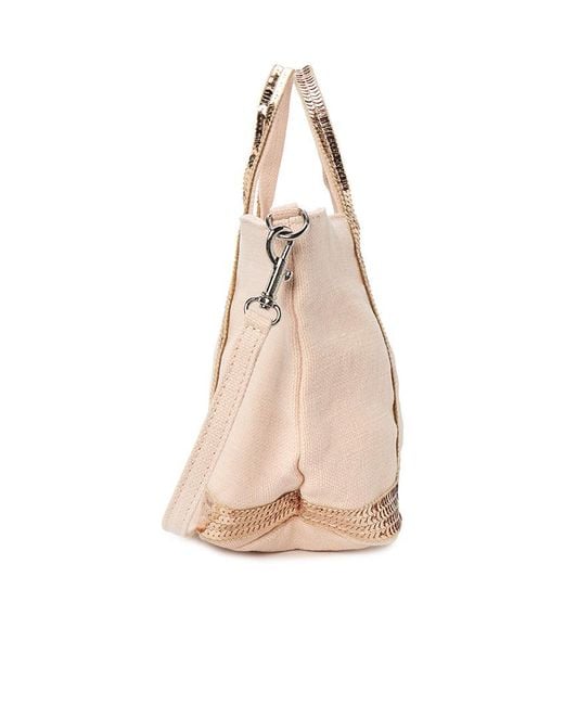 Vanessa Bruno Natural Sequined Shoulder Bag