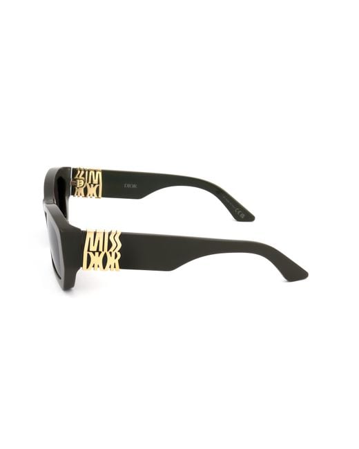 Dior White Full-Rim Sunglasses