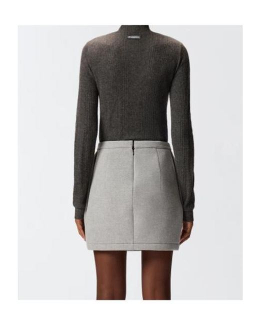 Pinko Black Slim-Fit High-Neck Sweater
